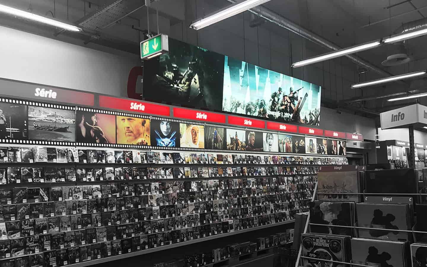 MediaMarkt: screens running easyCMS