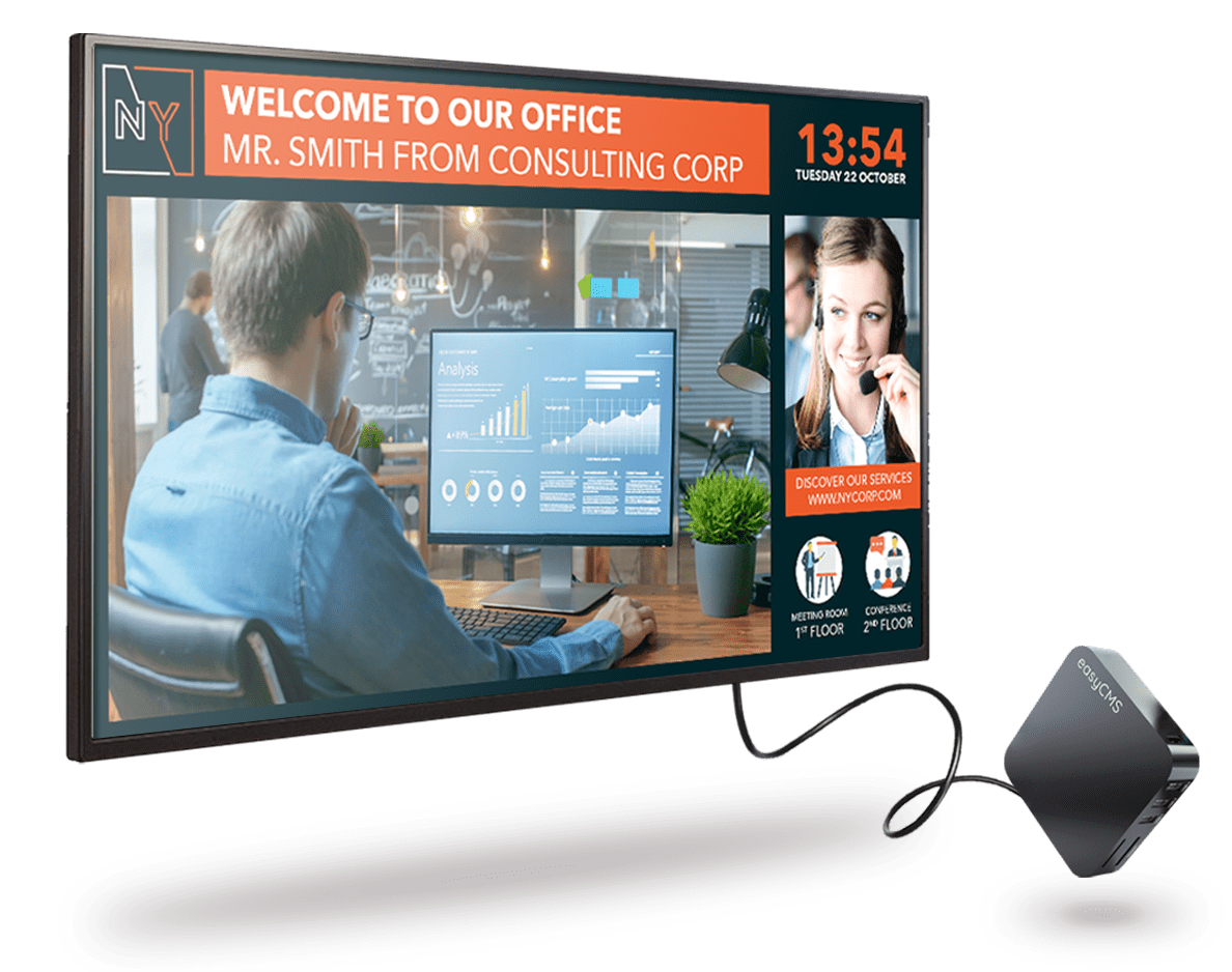 The easyCMS Android digital signage player