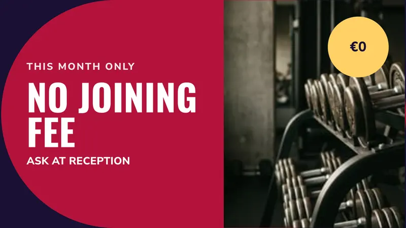 Joining offer: For people who are not members yet. An easyCMS Studio template.