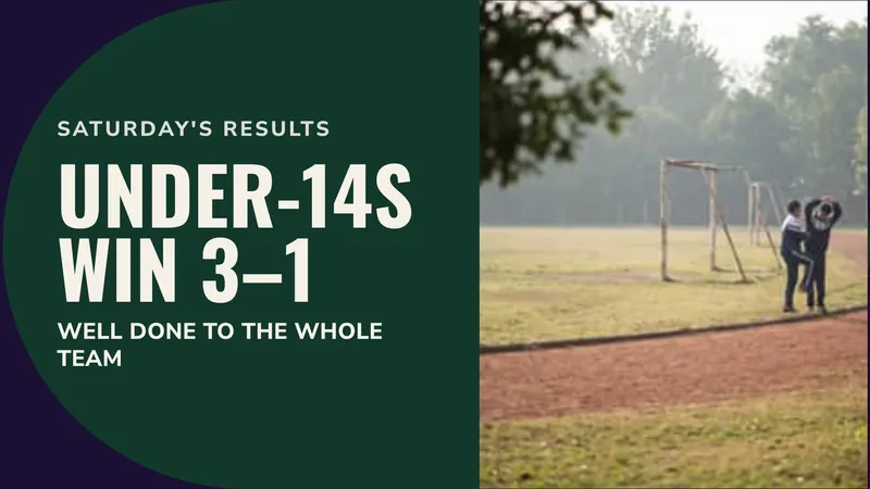 Sports results: Celebrate a win. An easyCMS Studio template.