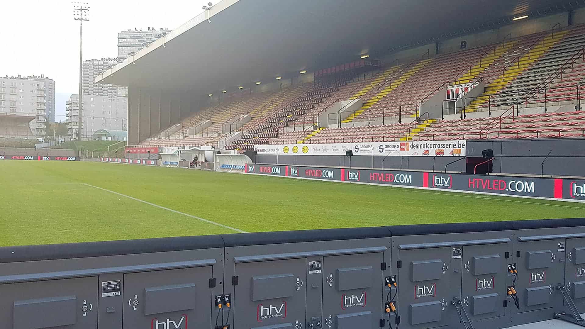 HTV LED stadium display driven by easyCMS